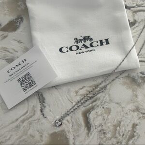 Coach Silver Chain Necklace
